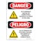 Signmission Safety Sign, 10" Height, Rigid Plastic, No Flammable Liquids Combustible Allowed, Span OS-DS-P-710-VS-2033 - alternate 1